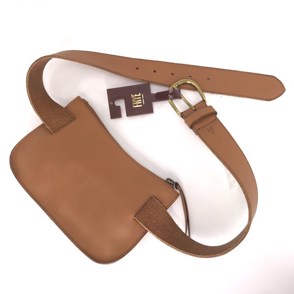 frye leather fanny pack
